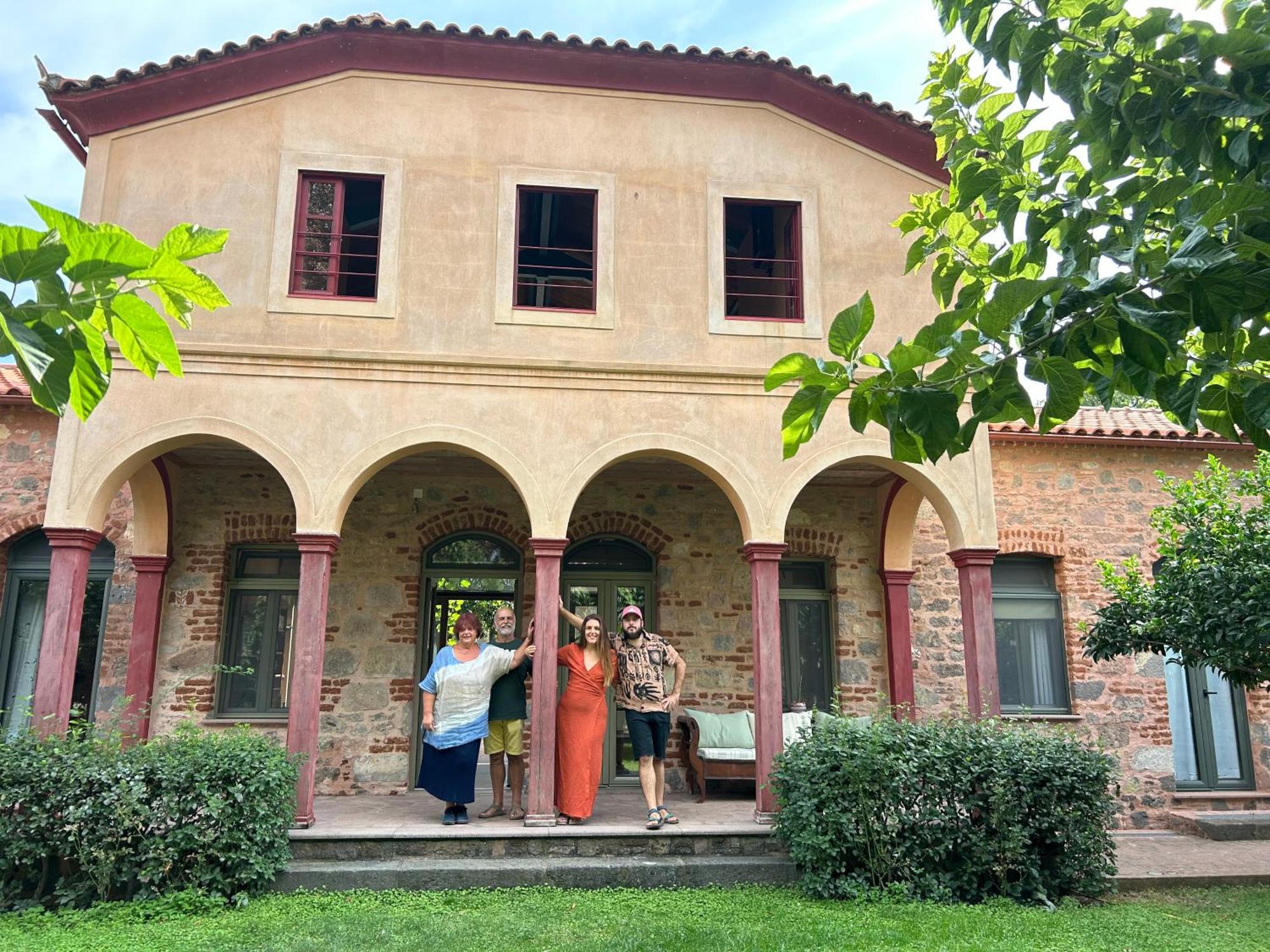 Villa Daphnis & Chloe Pyrgi Thermis Ngoại thất bức ảnh